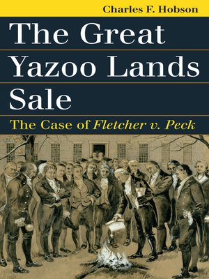 cover image of The Great Yazoo Lands Sale